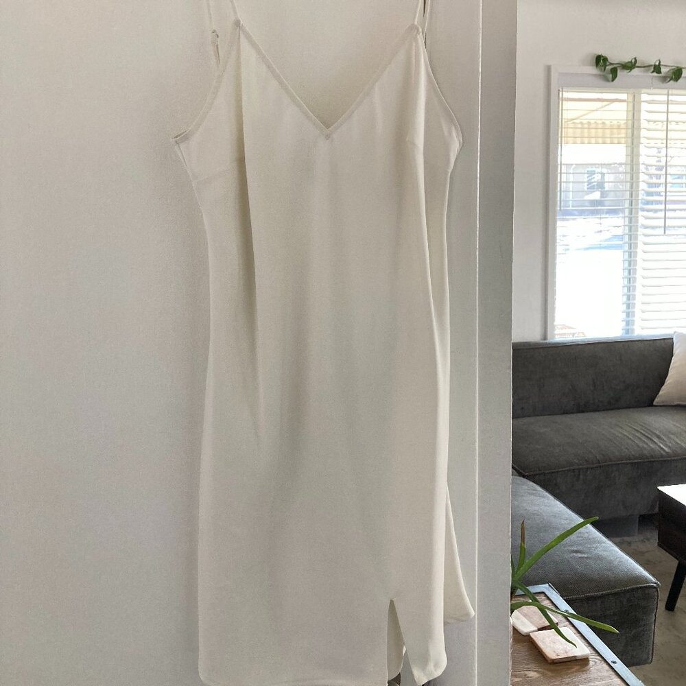 White Slip Dress